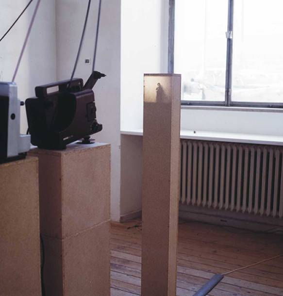 Super 8 Projektion Diplomausstellung 1998