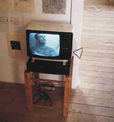 Videoinstallation Jahresausstellung 1996